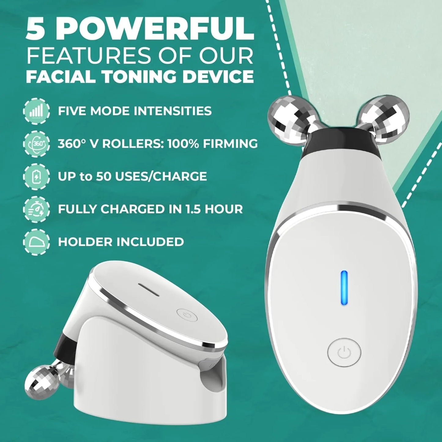 ⚡ Microcurrent Face Roller