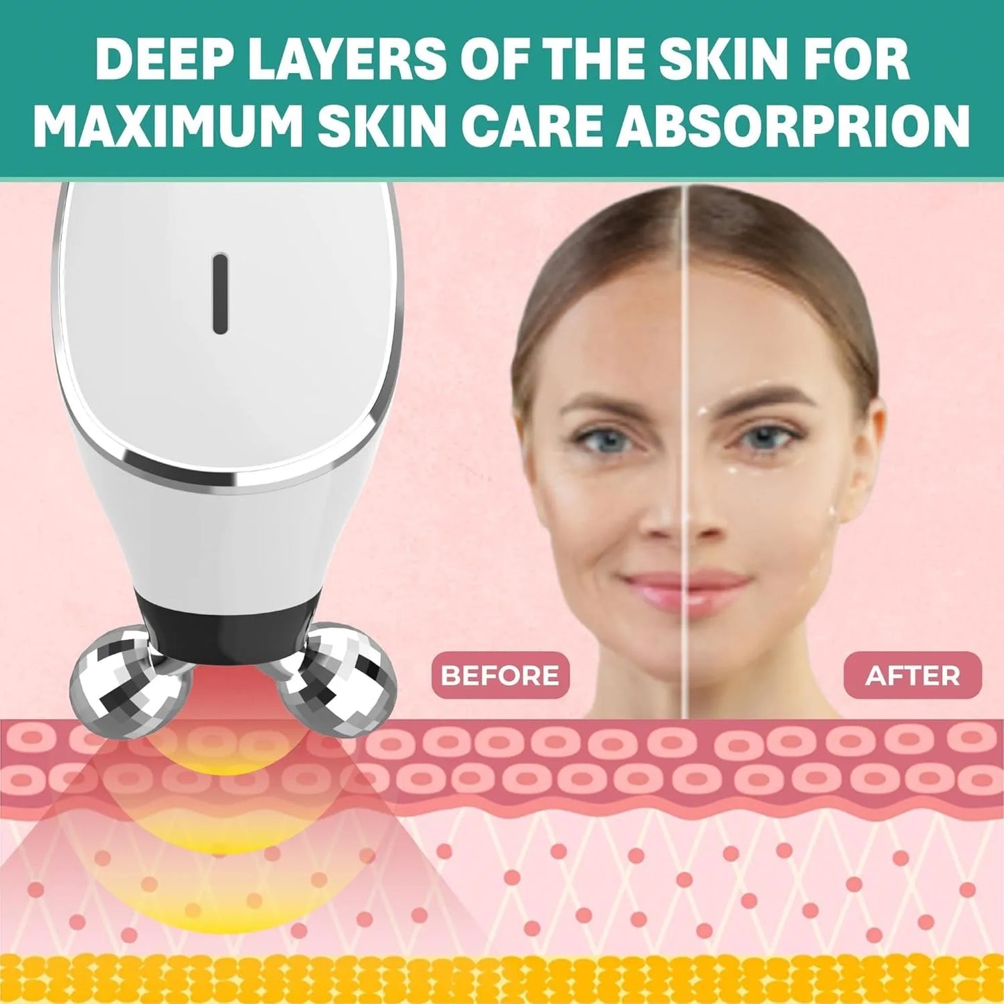 ⚡ Microcurrent Face Roller
