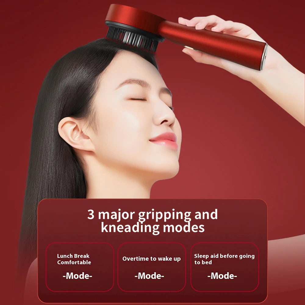 🔥 Red Light Scalp Massager