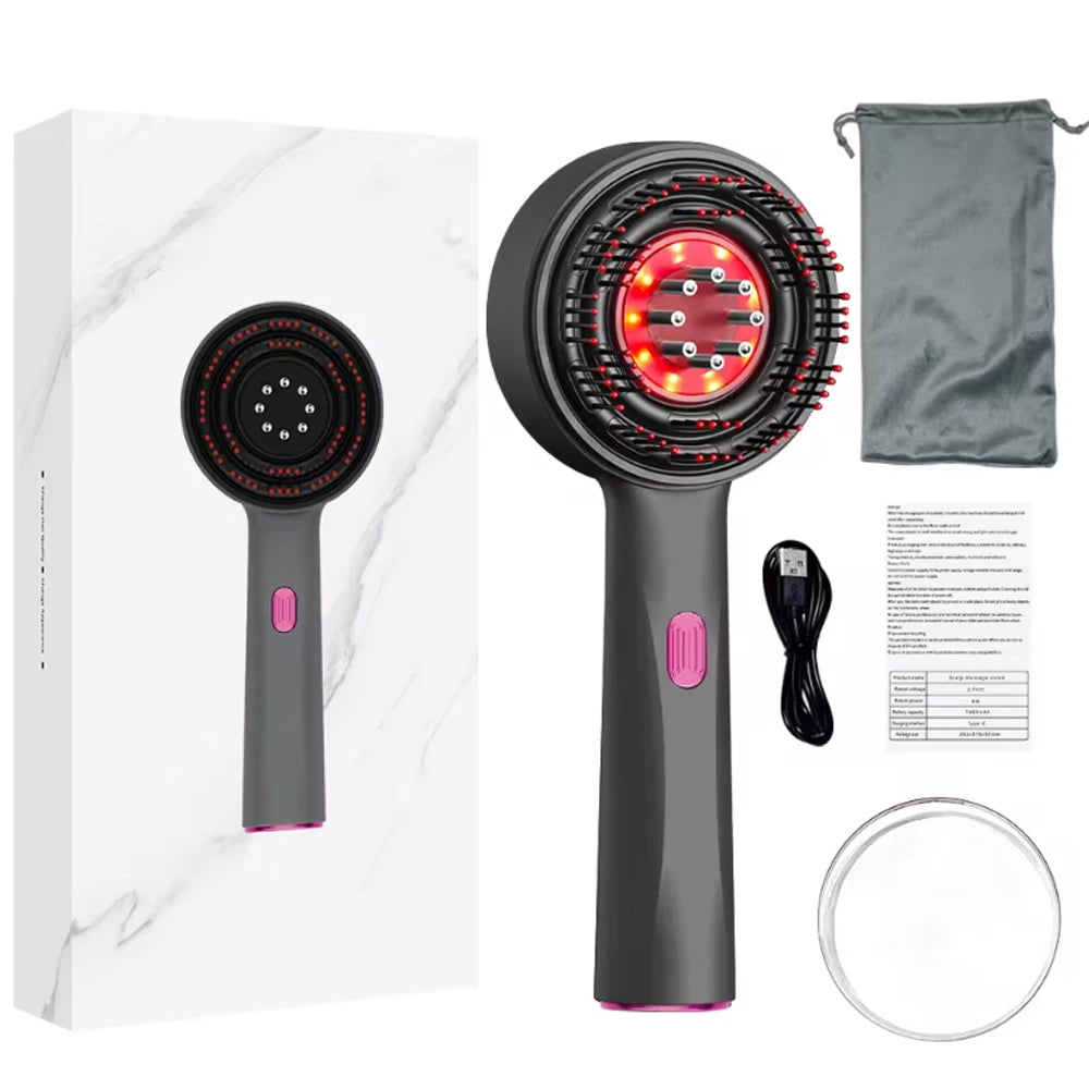 🔥 Red Light Scalp Massager