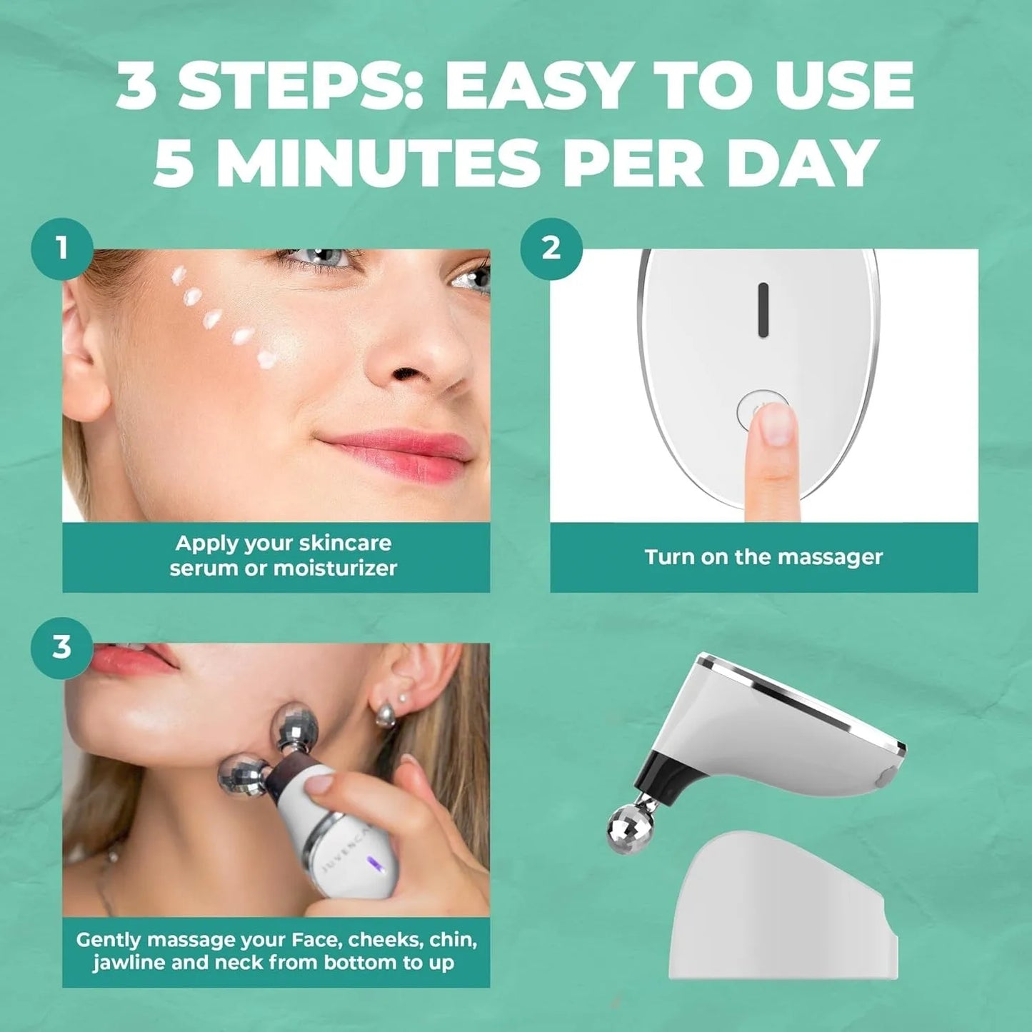⚡ Microcurrent Face Roller