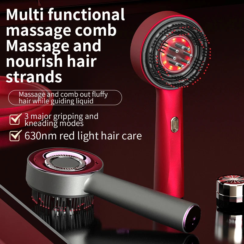 🔥 Red Light Scalp Massager
